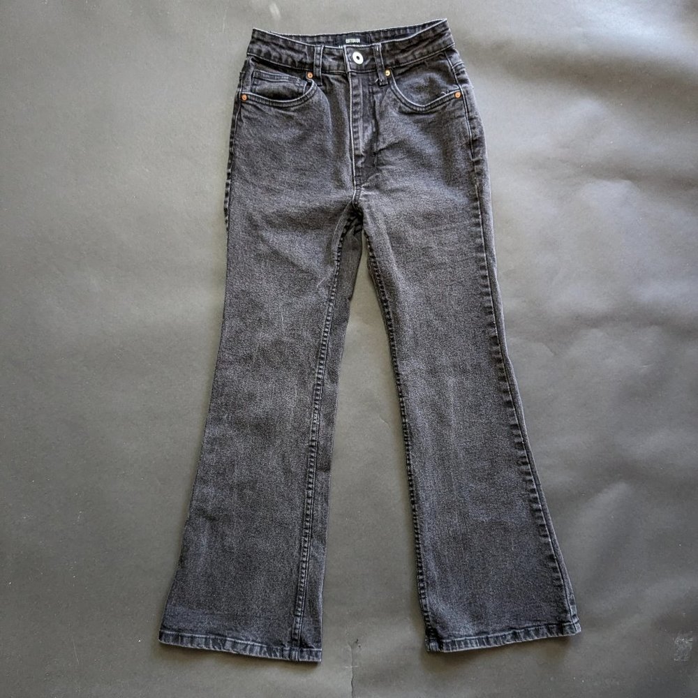 Cotton On Flare Black Jeans size : 4 US petite